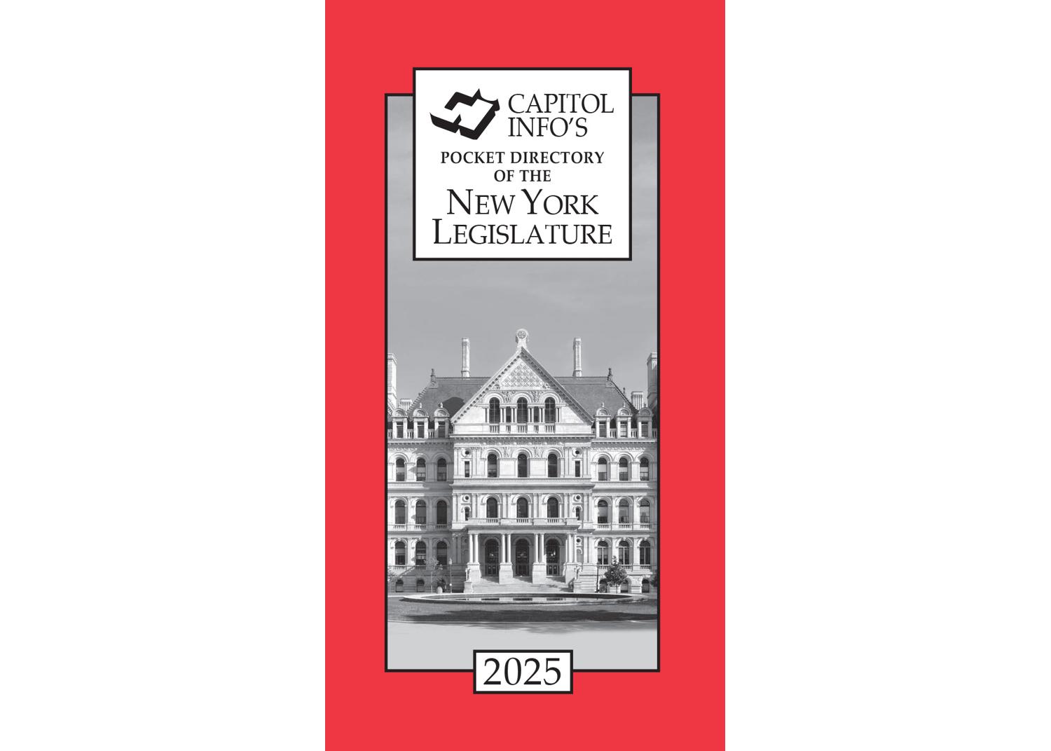 2025 Pocket Directory of the New York Legislature (NY25)