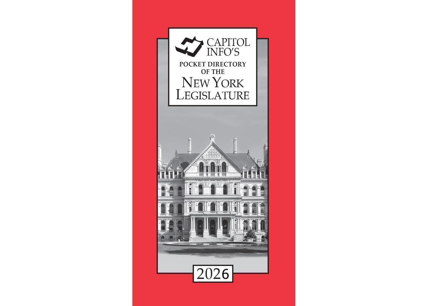 2027 Pocket Directory of the New York Legislature (NY27)