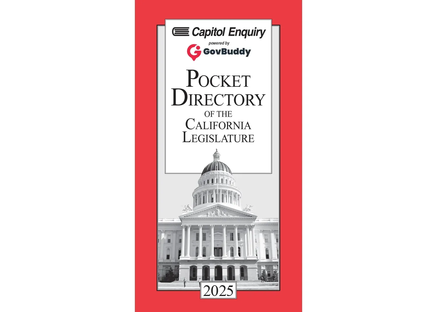 2025 Pocket Directory of the California Legislature