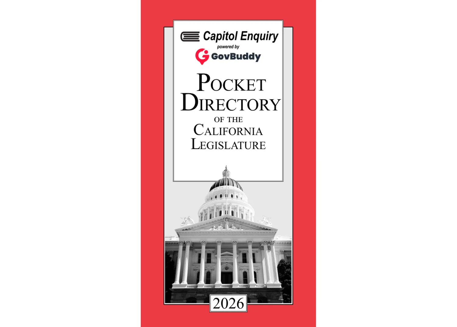 2026 Pocket Directory of the California Legislature (D26)