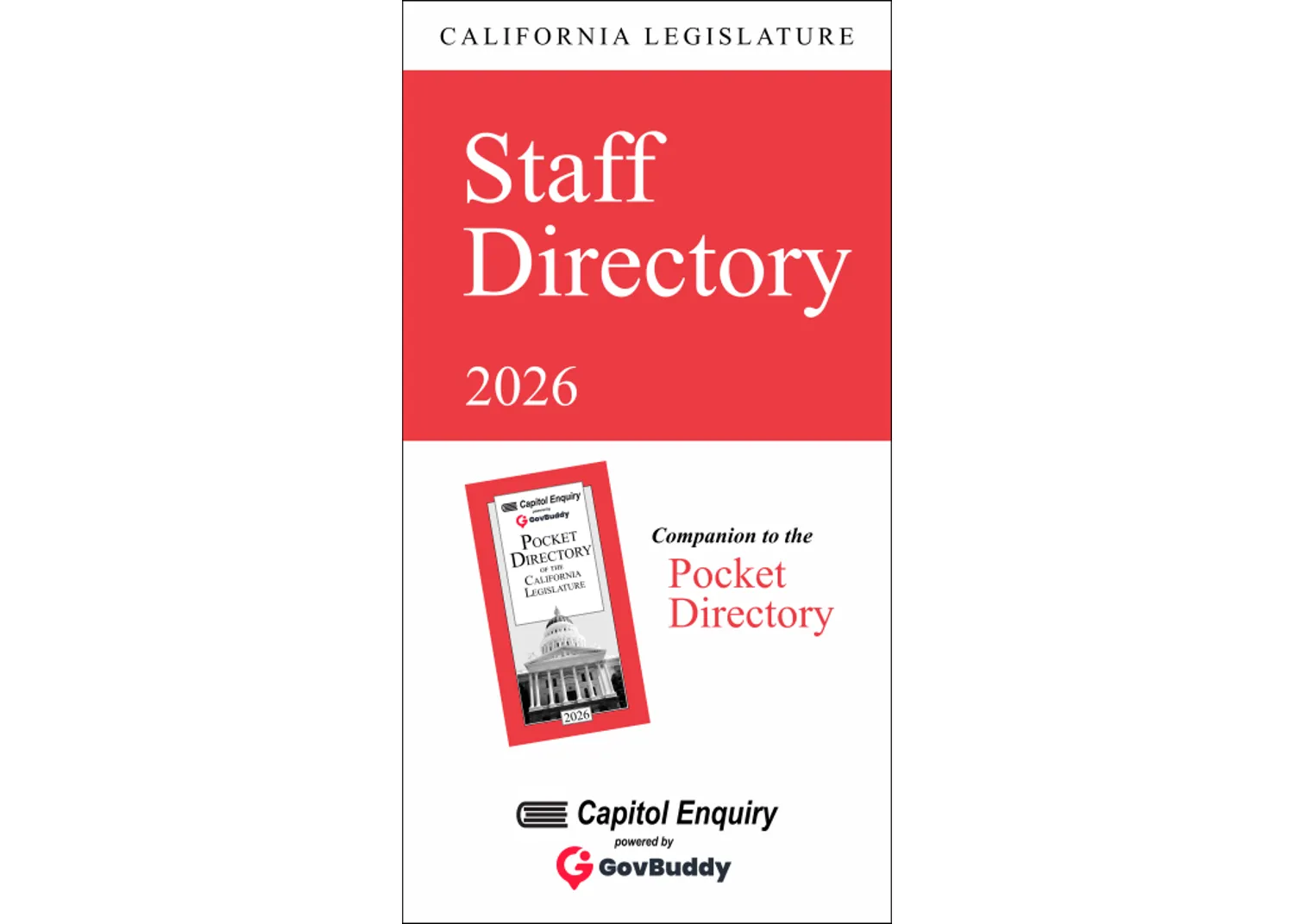 2026 Staff Directory - California Legislature (ST26)